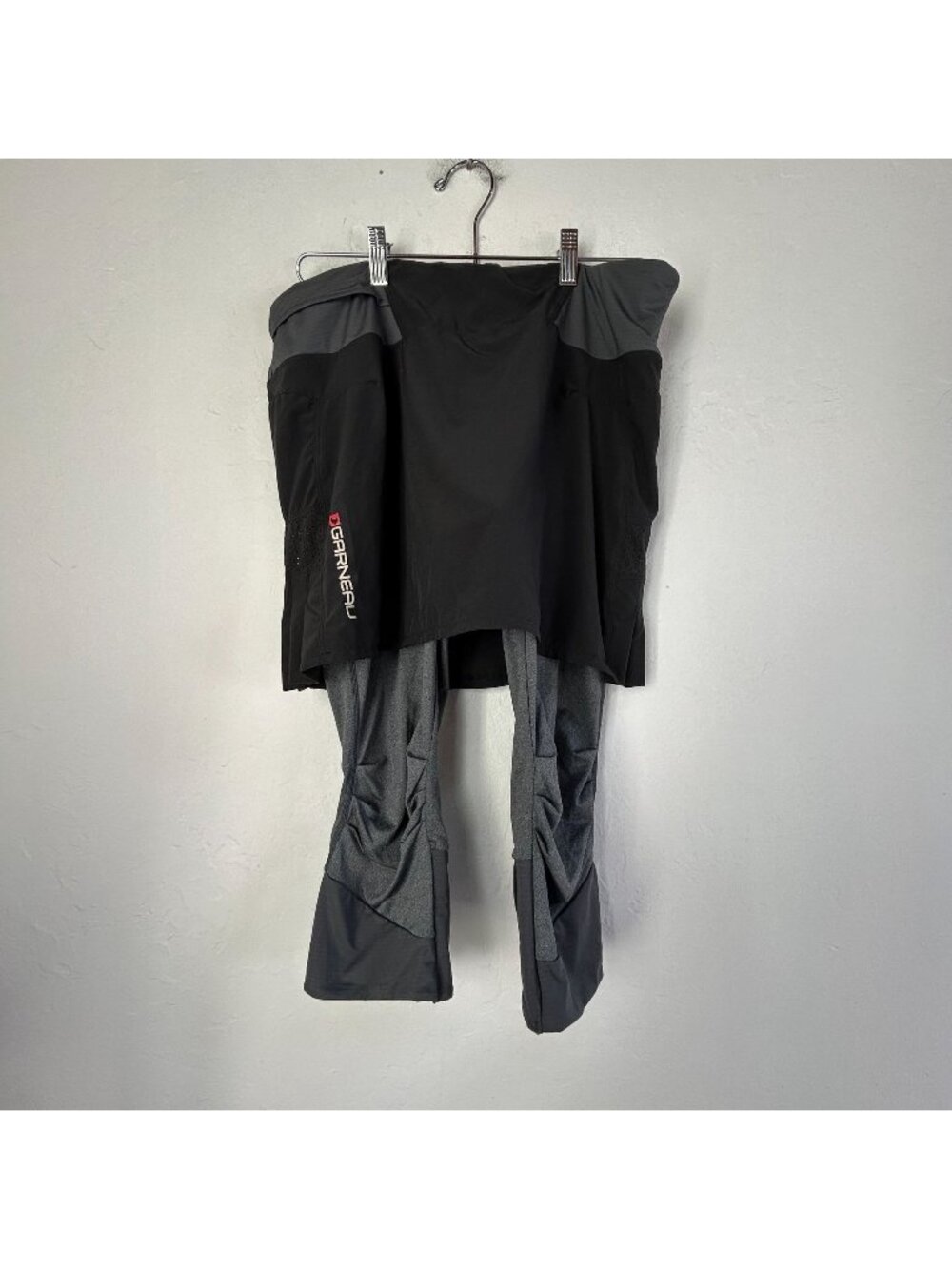 Louis Garneau Womens Cycling Rio Knickers Slim Flex Black/Grey Large Stretch New
